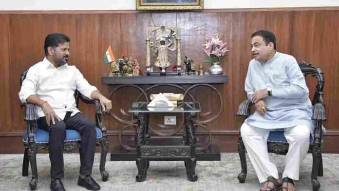 Revanth Reddy Meets Nitin Gadkari, Seeks Fast-Track Approval for Regional Ring Road