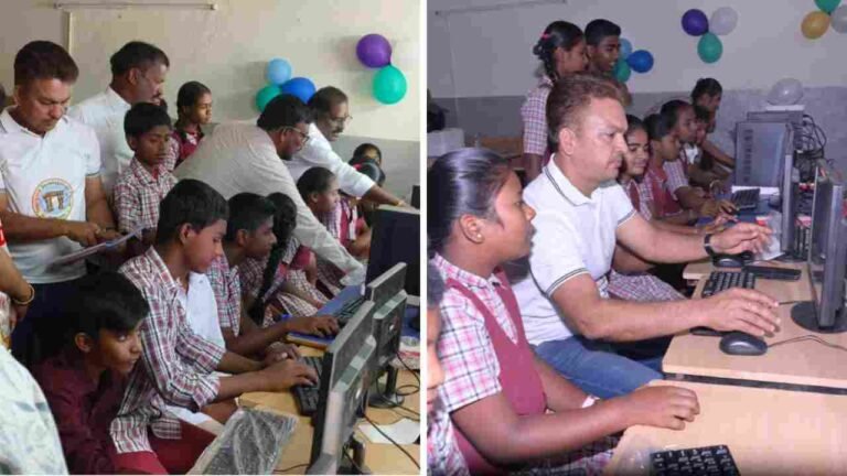 TDF Inaugurates Computer Labs in Vikarabad And Medak Government Schools