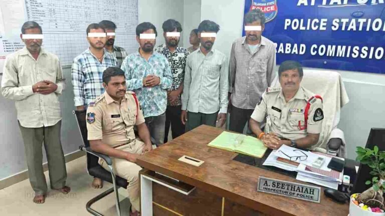 Seven Held In Attapur Matka Gambling Bust, Cash And Phones Seized