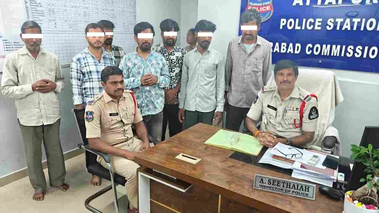 Seven Held In Attapur Matka Gambling Bust, Cash And Phones Seized