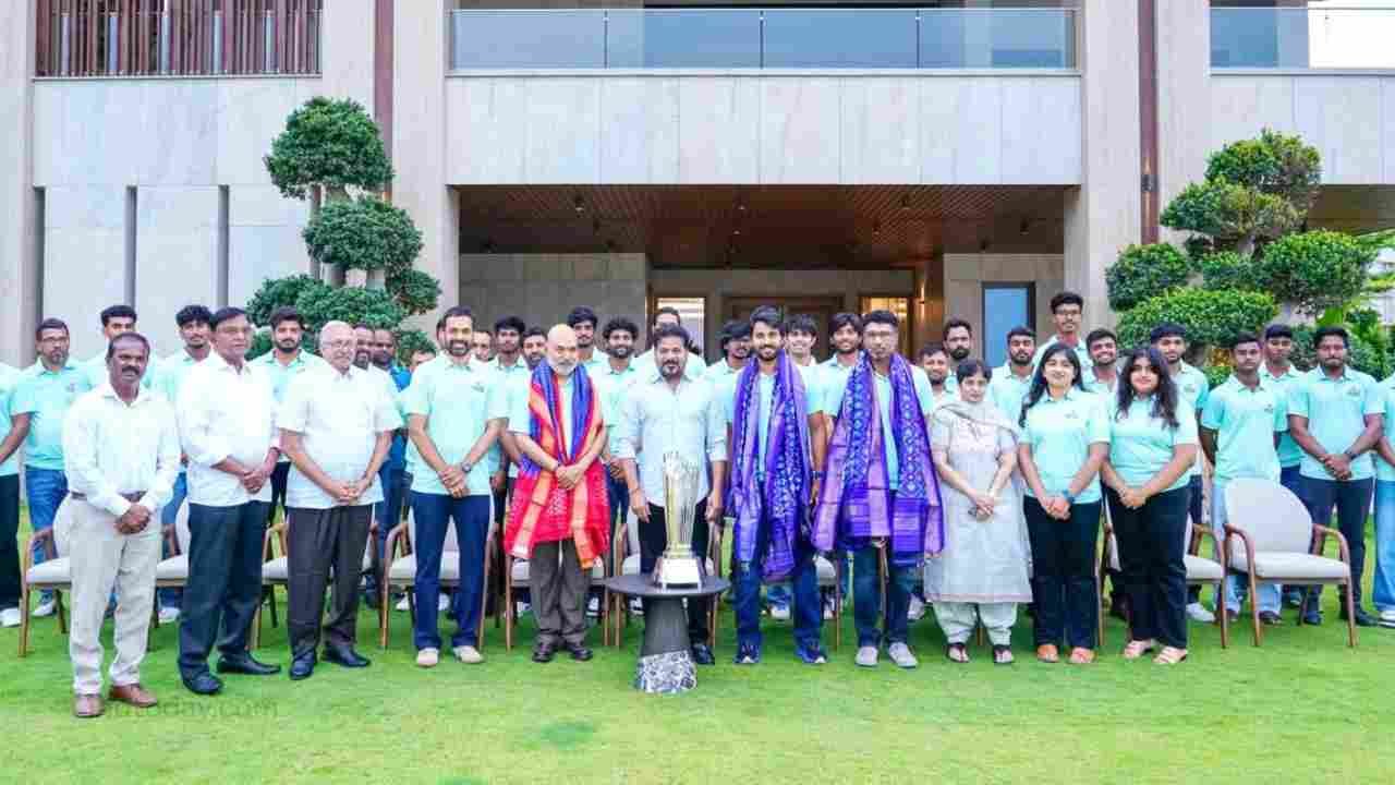 TG20 Cricket League: CM Revanth Reddy Felicitates Champions