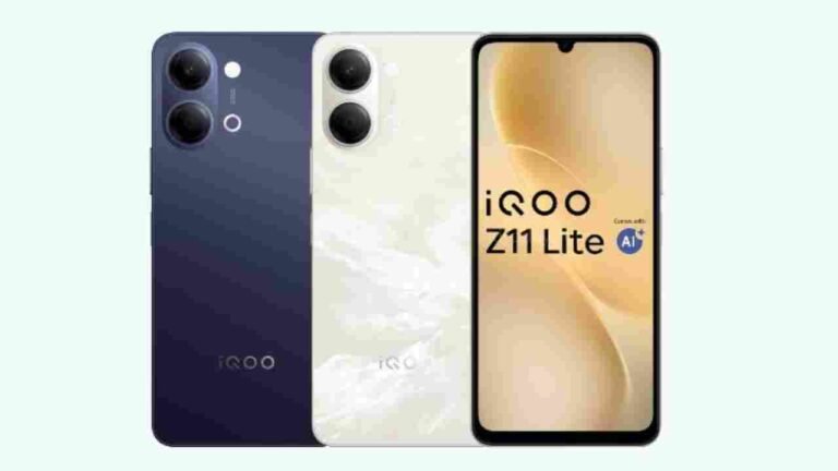 iQOO Z11 Lite 5G Launched In India With Dimensity 6300 Chip