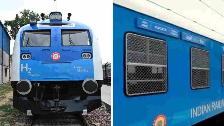 India's First Hydrogen Train Covers 1,200 Km, Saves 3,200 Litres Of Diesel