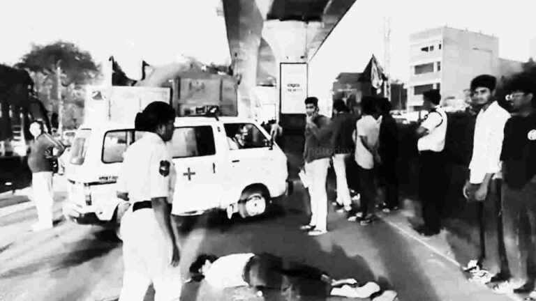 Two Teenagers Killed After Scooter Hit By Tipper Lorry In Hyderabad