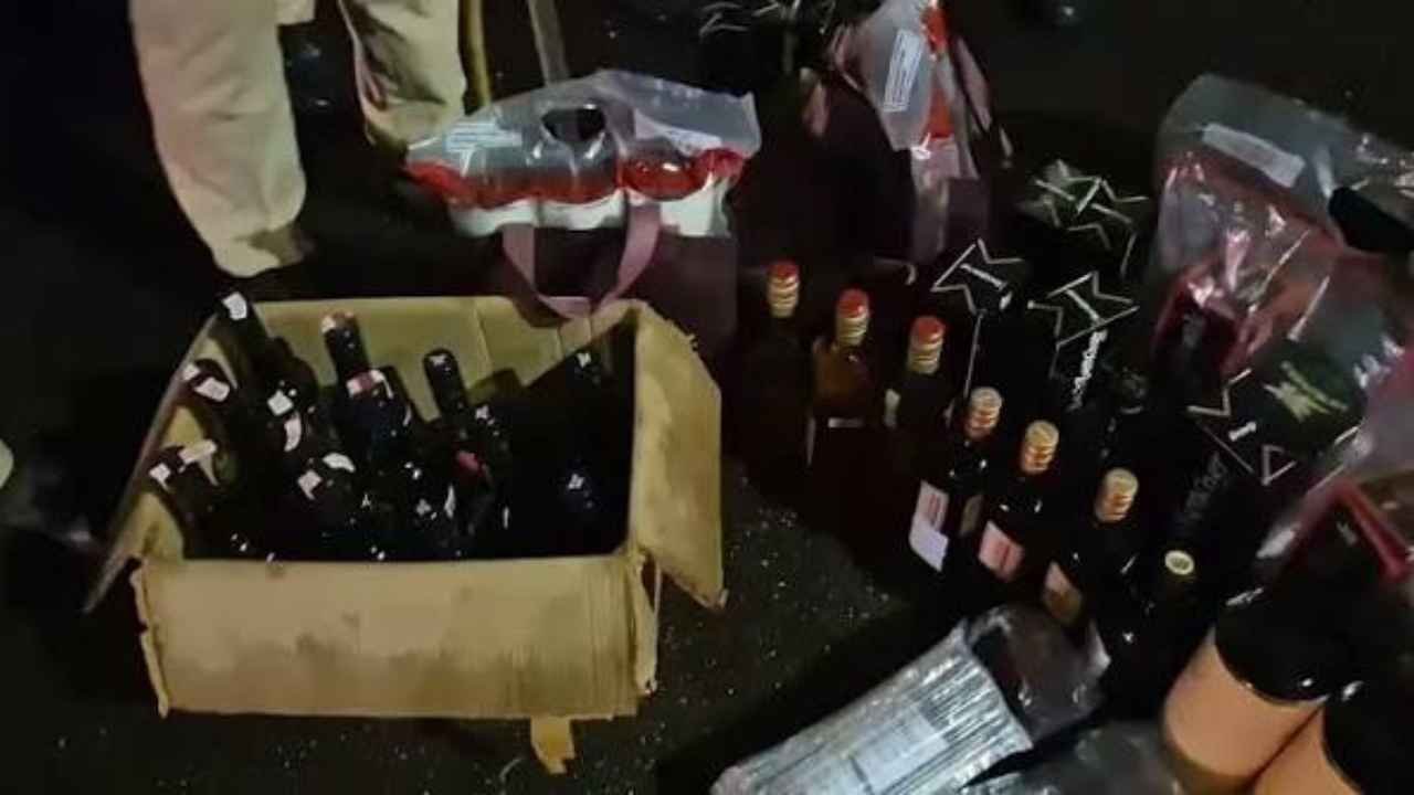 STF Seizes 13 Bottles Of Illegal Defence Liquor In Meerpet, One Held