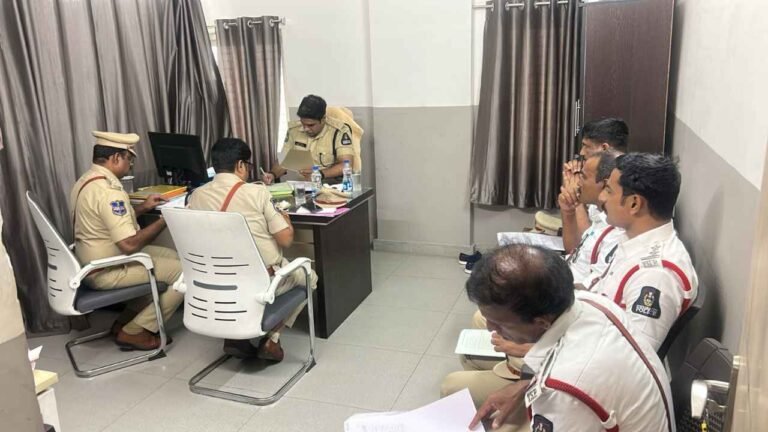 Hyderabad Traffic DCP Reviews Chandrayangutta Zone During Annual Inspection