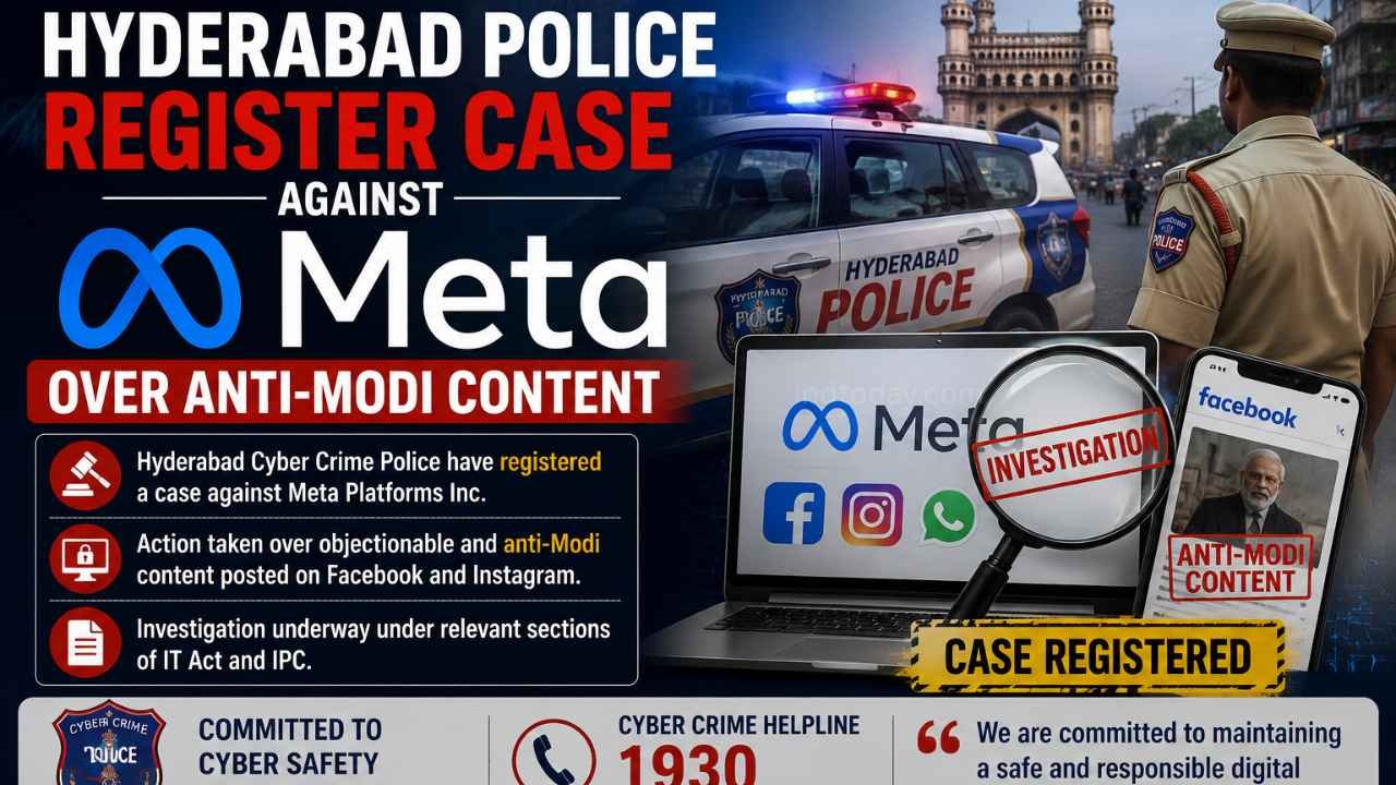 Hyderabad Police Register Case Against Meta Over Anti-Modi Content