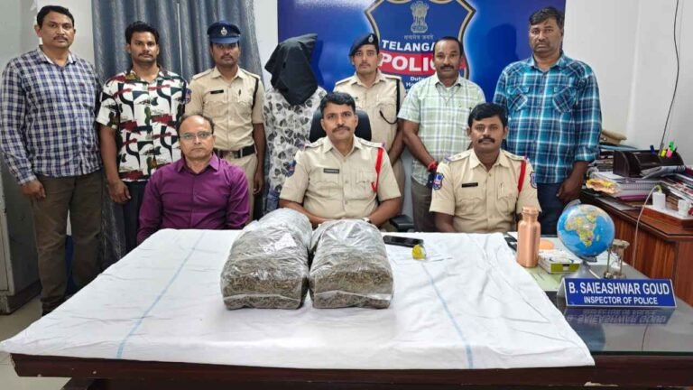 Odisha To Hyderabad Ganja Smuggling Racket Busted At Charlapally Railway Station