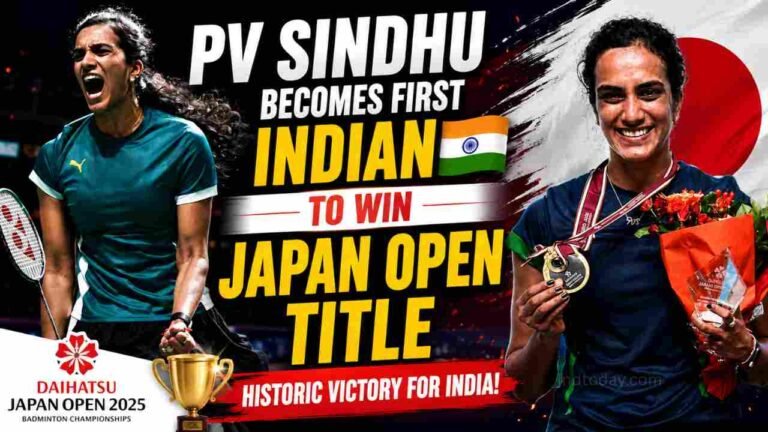 PV Sindhu Becomes First Indian to Win Japan Open Title