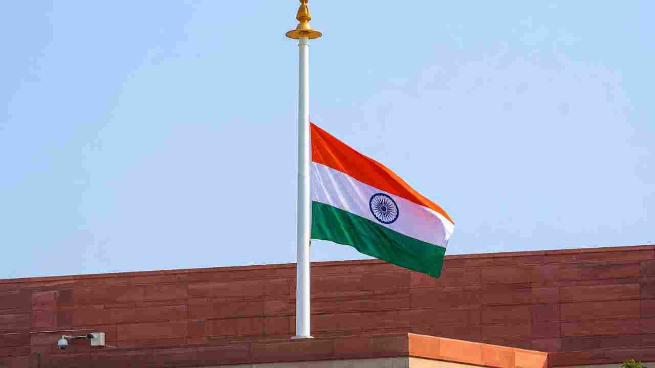 National Flag Flies At Half-Mast As India Observes Mourning For Qatar’s Former Amir