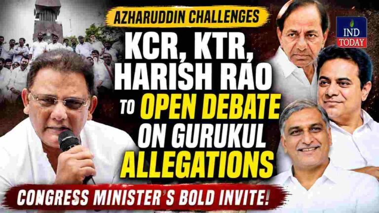 Azharuddin Challenges KCR, KTR on Gurukul Allegations