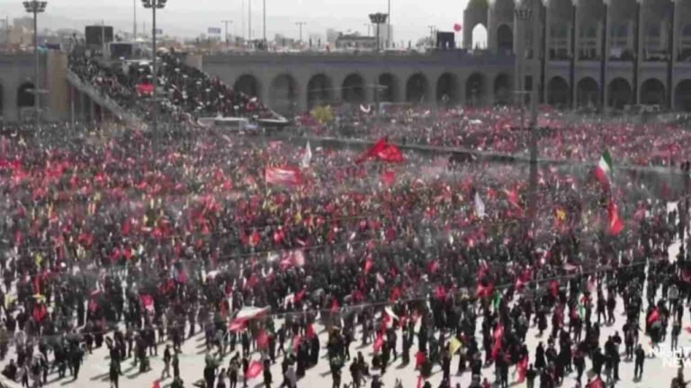Iran Begins A Procession Through Tehran For Supreme Leader Ayatollah Ali Khamenei Funeral