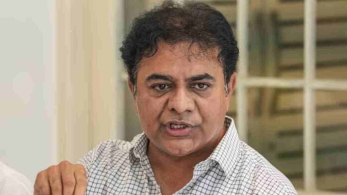 KTR Slams Telangana Government Over Release Of Godavari Water AMID Rain Deficit