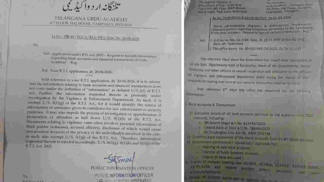 Urdu Academy Financial Probe Deepens After RTI Denial