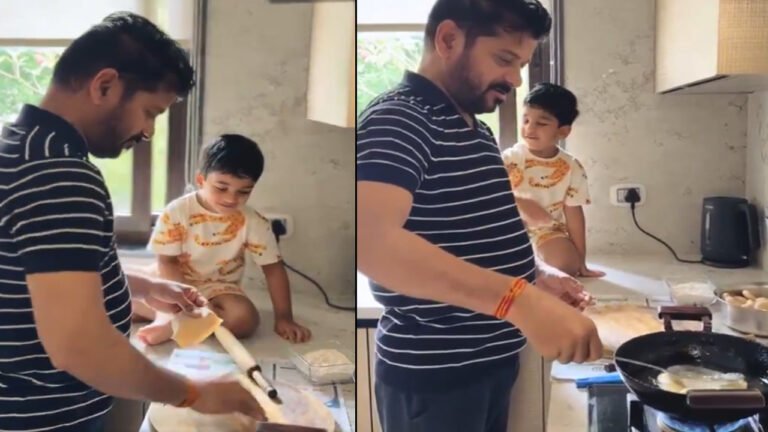 WATCH | Revanth Reddy Makes Puris With Grandson in Rare Home Moment