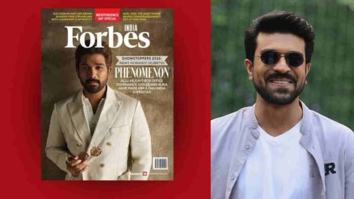 Allu Arjun, Ram Charan Make Forbes India Showstoppers 2026