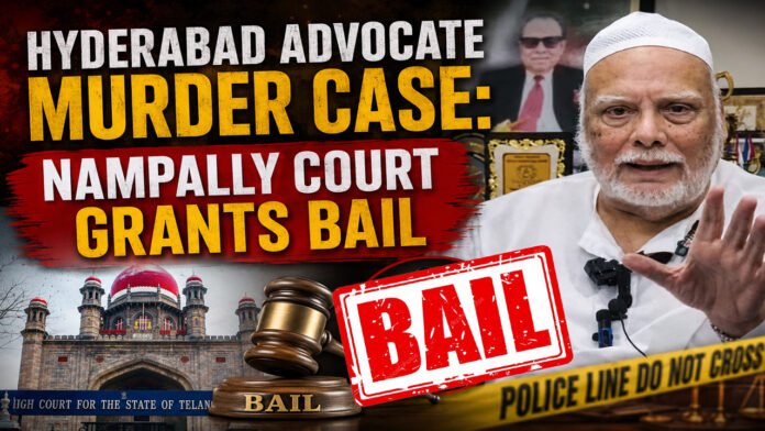 Hyderabad Advocate Murder Case: Nampally court grants bail to A2 Mehboob Alam Khan