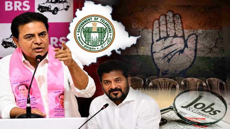 KTR Targets Revanth Reddy Over Telangana Job Promises