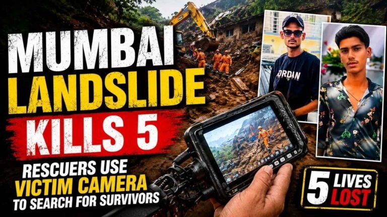 Mumbai Landslide Kills 5, Rescuers Search for Survivors