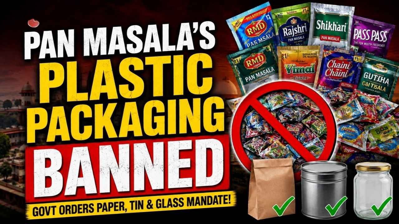 FSSAI Bans Plastic, Aluminium Foil Packaging for Pan Masala
