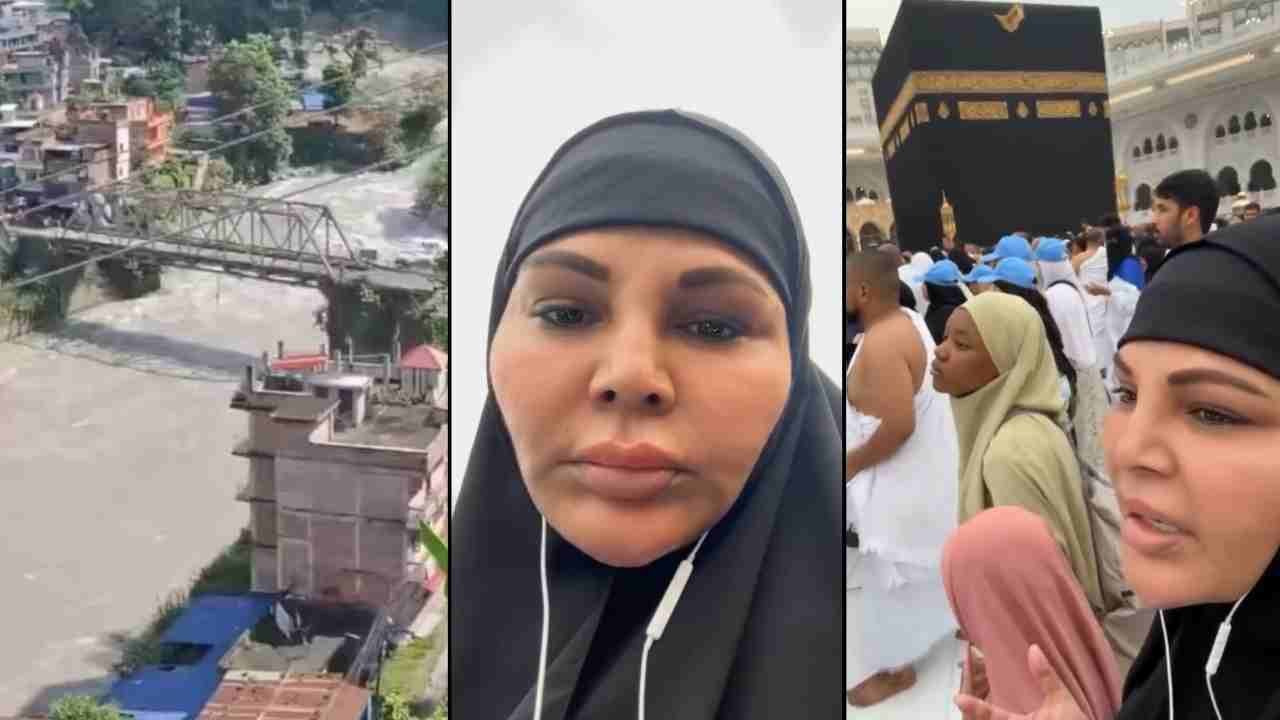 Rakhi Sawant Prays for Nepal Flood Victims During Umrah