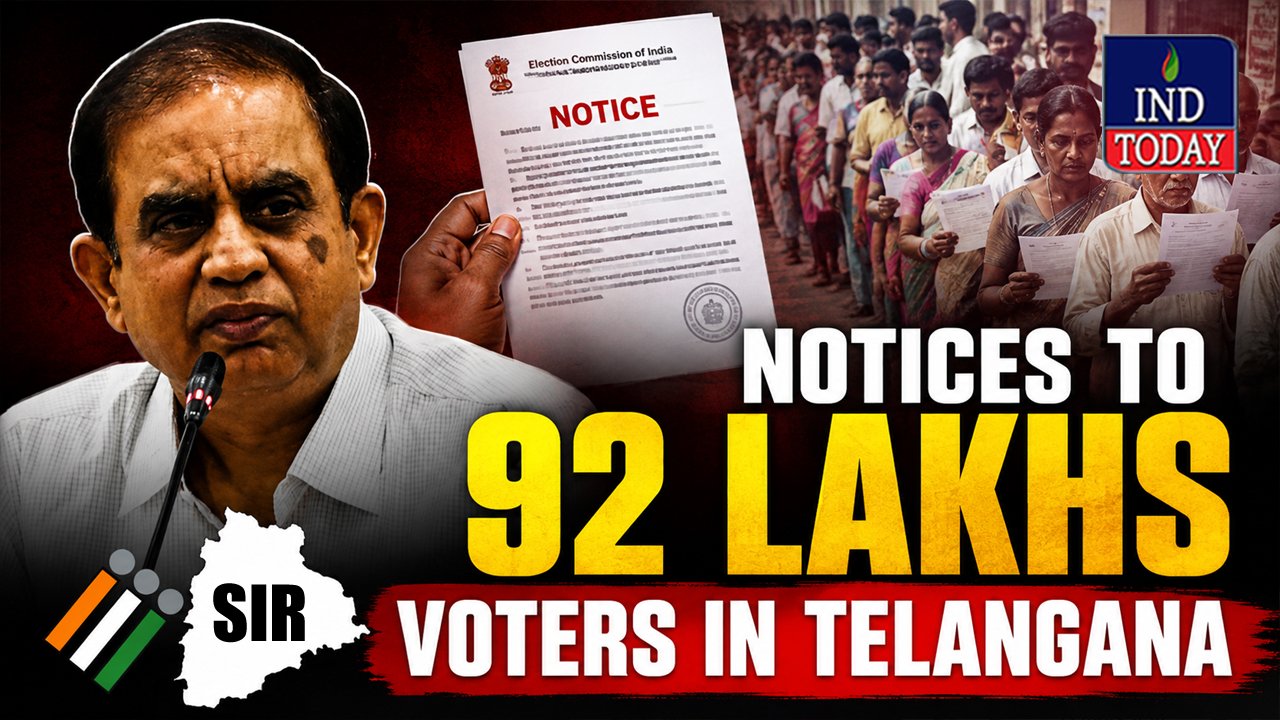 Notices To 92 Lakhs Voters In Telangana