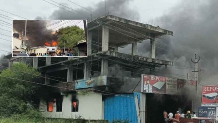 Sircilla Fire Accident Claims UP Worker’s Life
