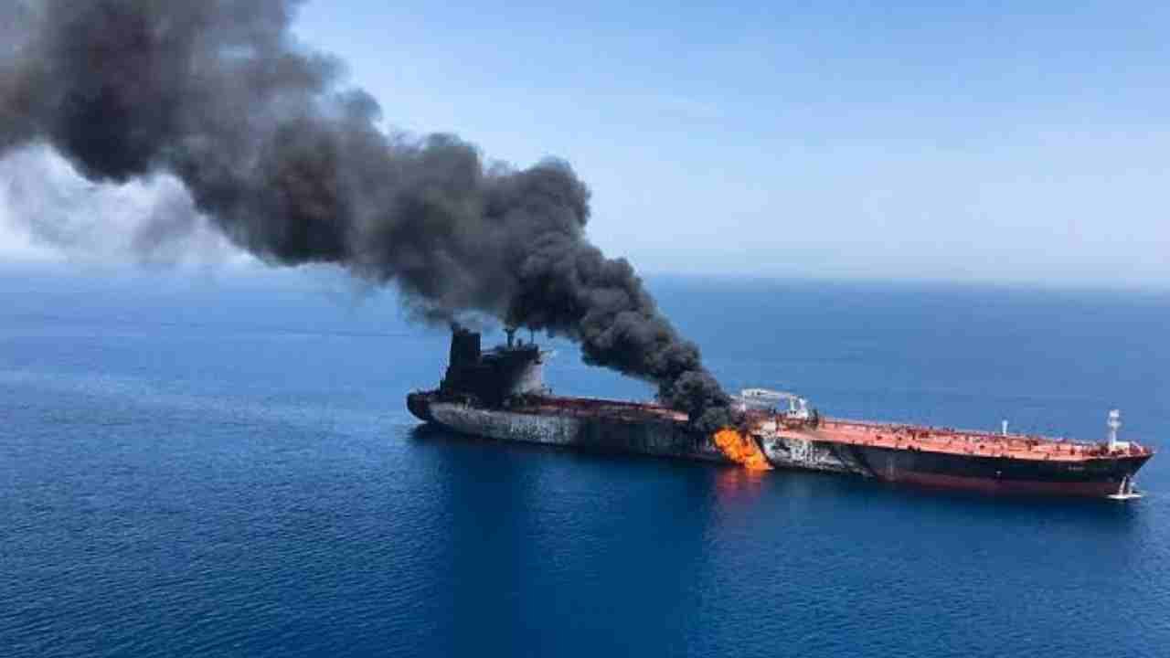 Strait Of Hormuz Tense Again Iranian Missile Attack On Oil Tanker