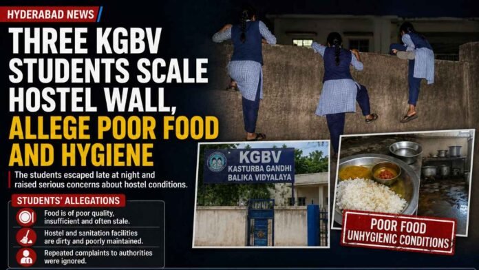 Three KGBV Students Scale Hostel Wall, Allege Poor Food And Hygiene