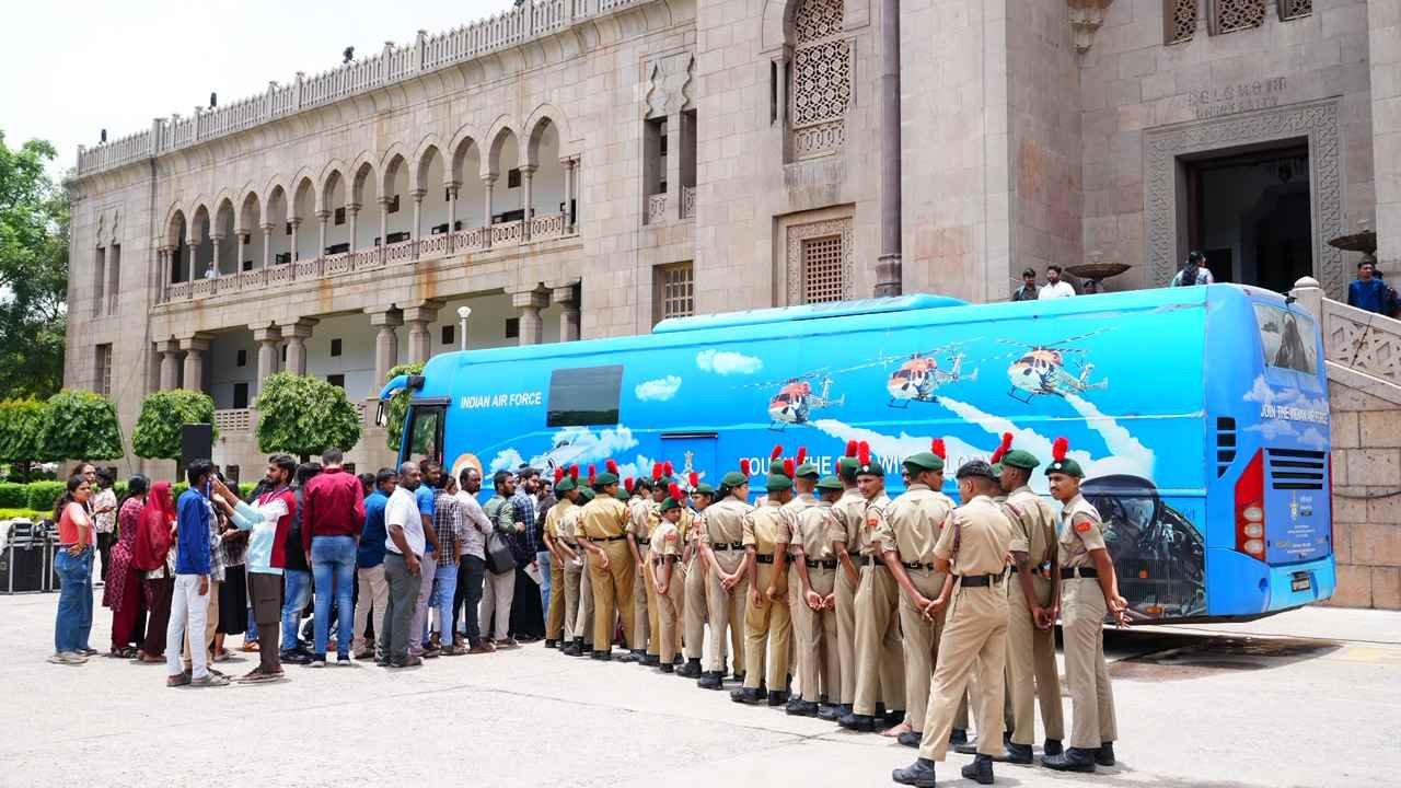 Indian Air Force Direct Contact Programme At Osmania University