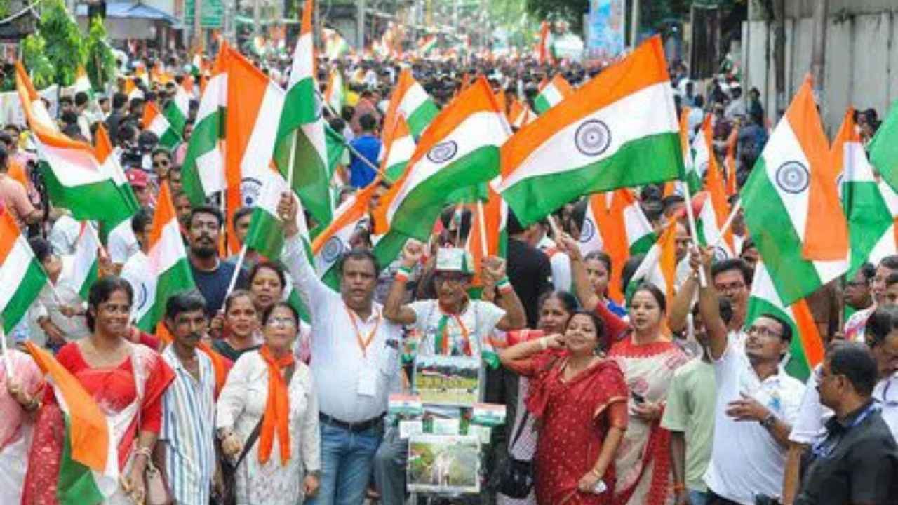 BJP Launches Tiranga Yatra Ahead Of Independence Day