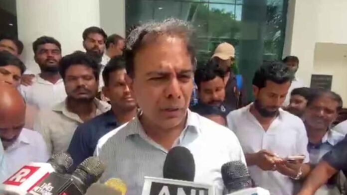KTR Questions Land Allotment To Firm Linked To CM’s Brother