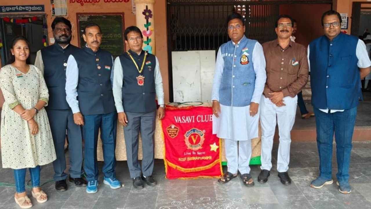 Vasavi Club Budhapurnima Pledges ₹50,000 for Boduppal School