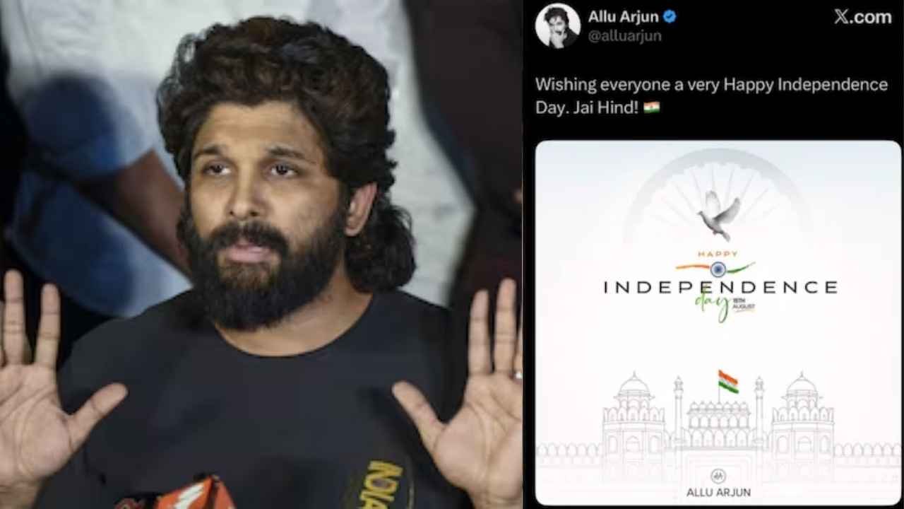 Allu Arjun Faces Backlash Over Independence Day Post, Deletes It