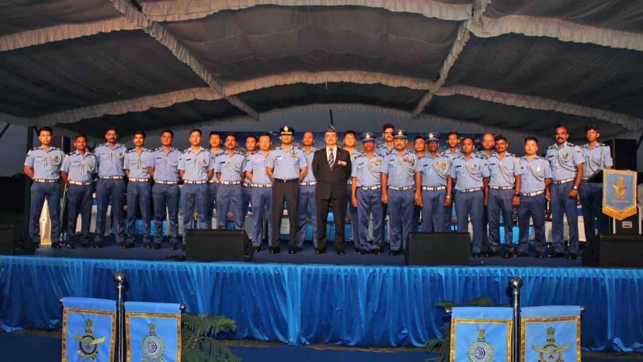 IAF Band Performs At Secunderabad Bison Ground
