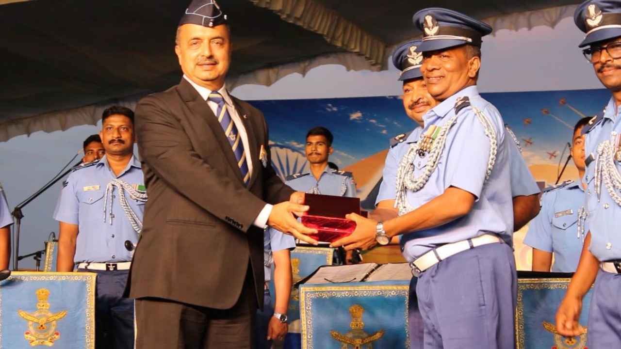 IAF Band Performs At Secunderabad Bison Ground