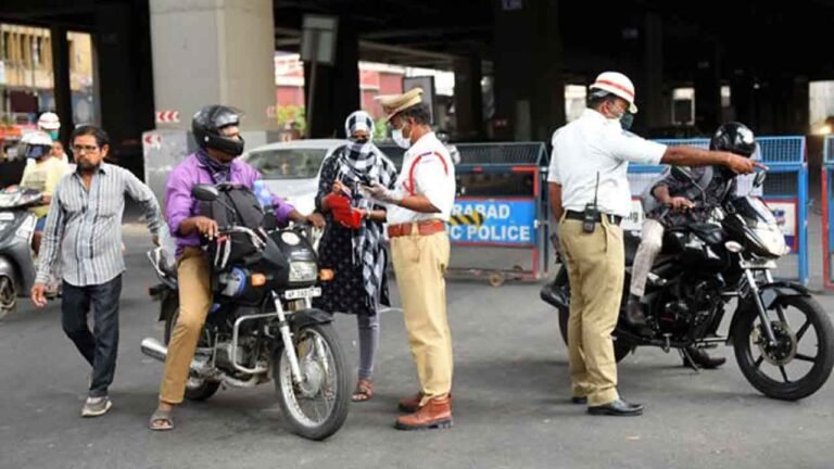 Hyderabad Traffic Police Book 1,349 Cases In Special Drive