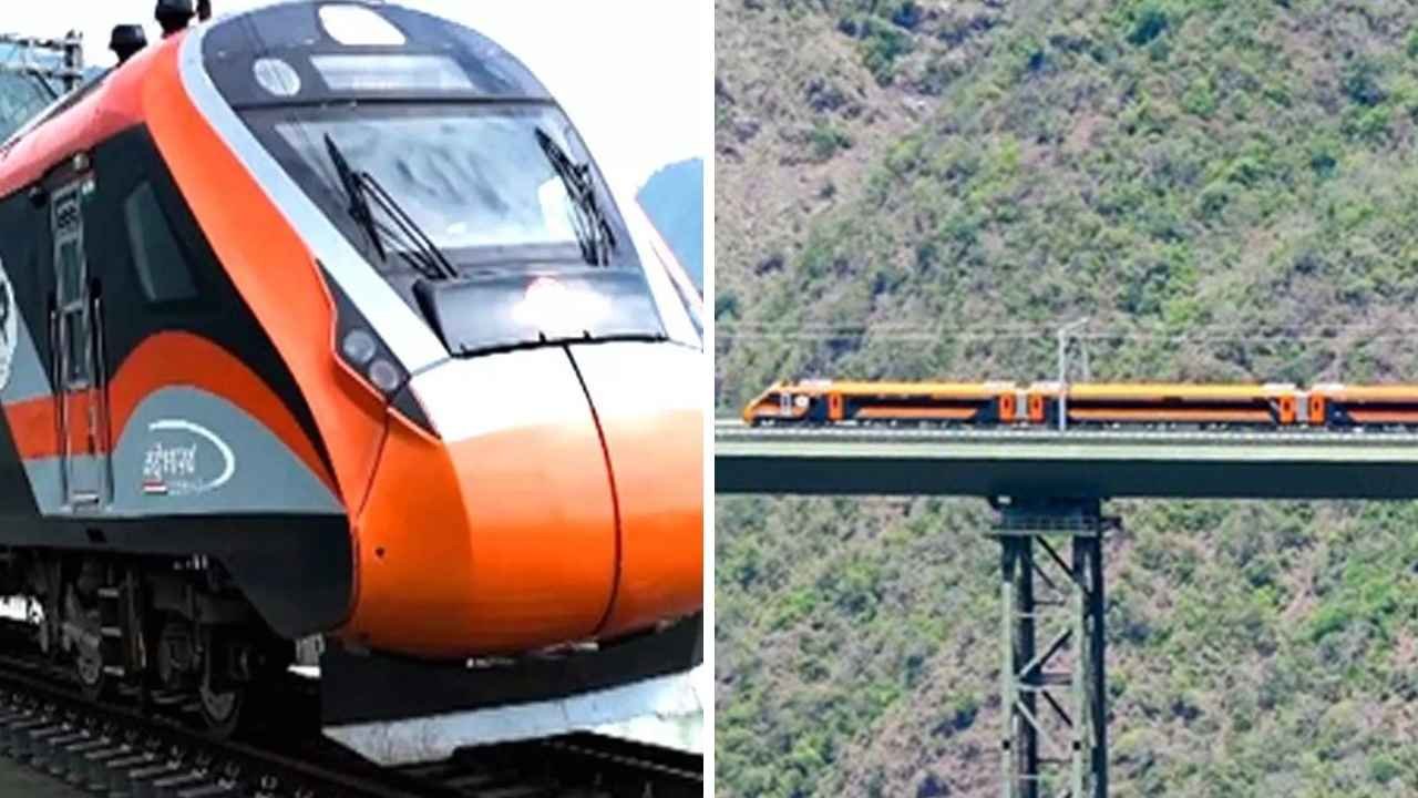 Vande Bharat Runs At 100 Kmph On Chenab Rail Bridge