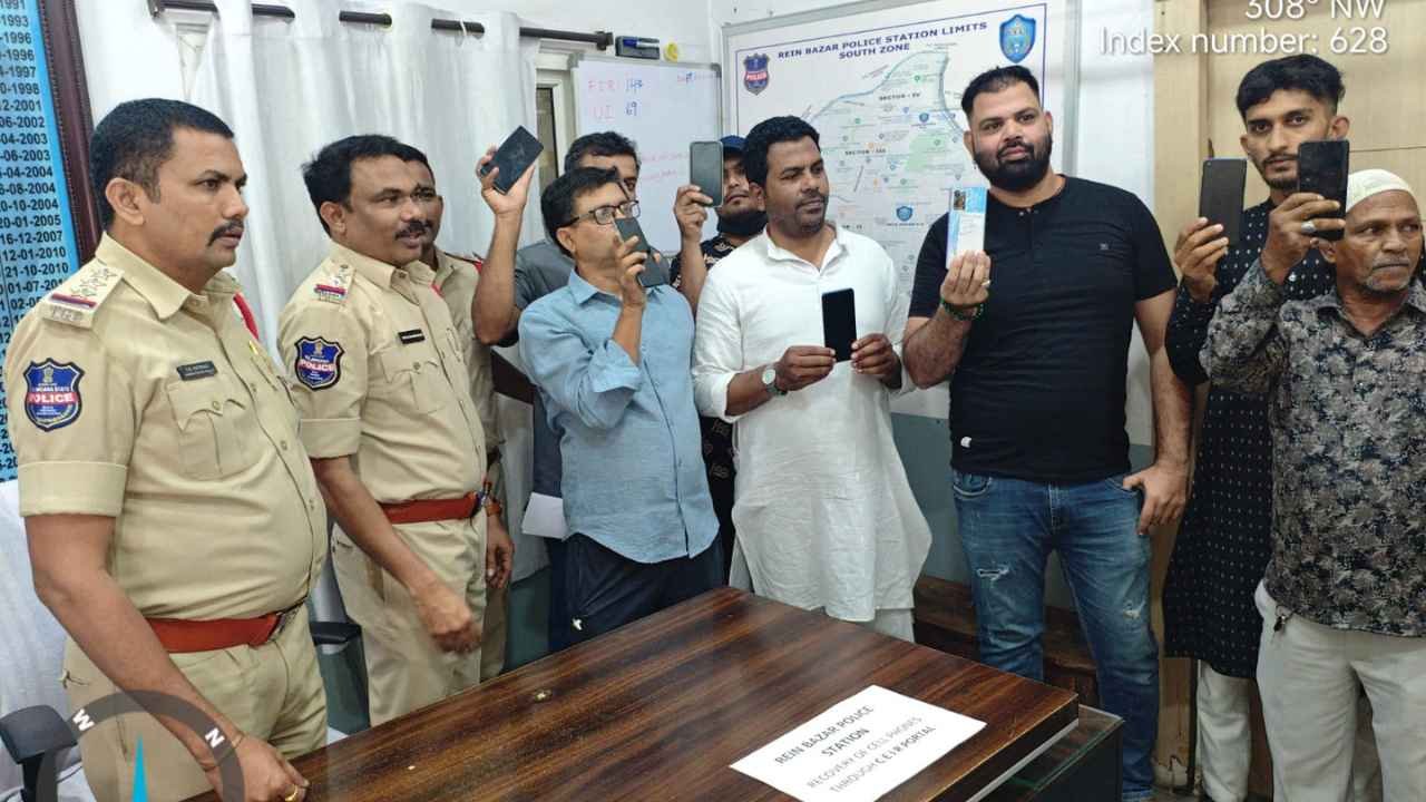 Rein Bazar Police Recover 11 Lost Mobile Phones Through CEIR Portal