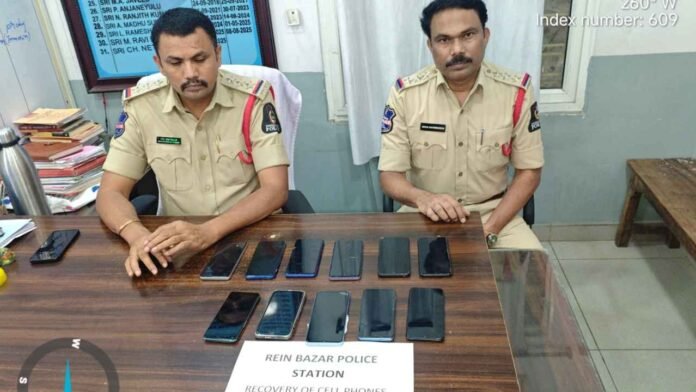 Rein Bazar Police Recover 11 Lost Mobile Phones Through CEIR Portal