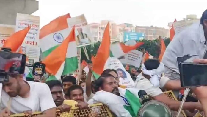 Reservation Protests Erupt At Delhi Jantar Mantar