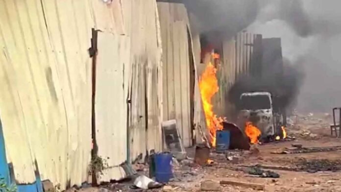 Gudimalkapur Fire: Four Furniture Warehouses Gutted