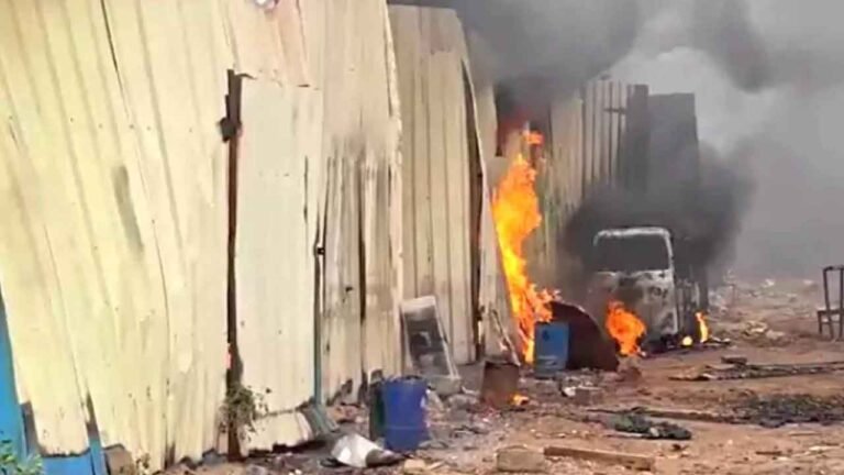 Gudimalkapur Fire: Four Furniture Warehouses Gutted