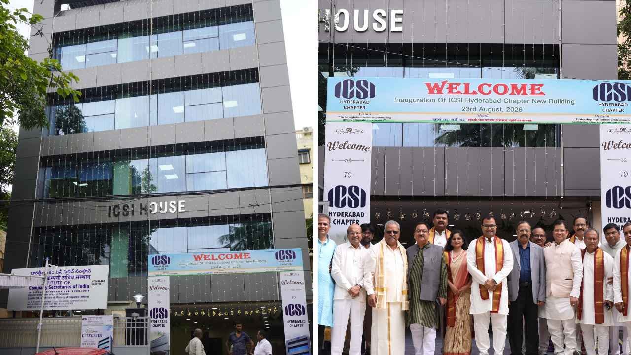 ICSI Hyderabad Chapter Opens Rs. 10 Crore Building