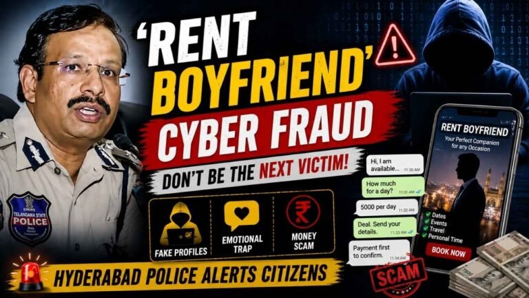 Hyderabad CP Sajjanar Warns Girls Against ‘Rent Boyfriend’ Cyber Fraud