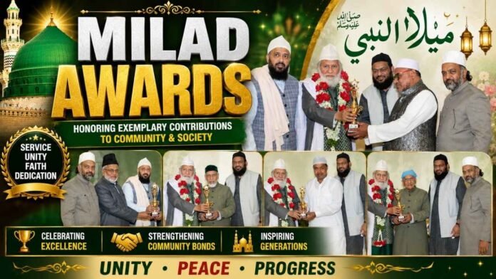 Milad Awards Honour Distinguished Personalities in Hyderabad