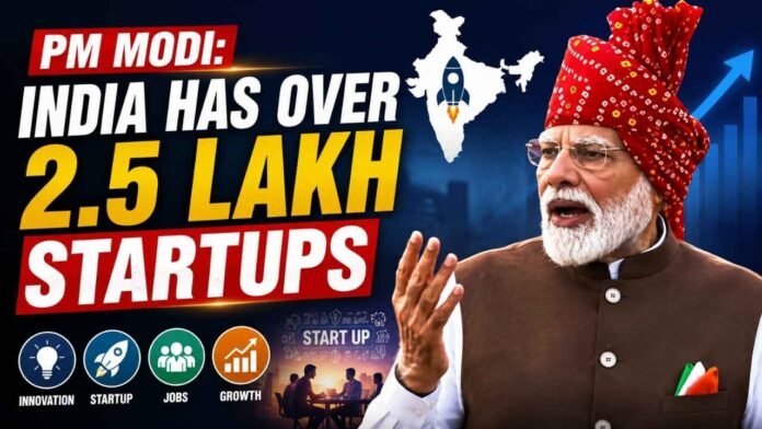 PM Modi: India Has Over 2.5 Lakh Registered Startups