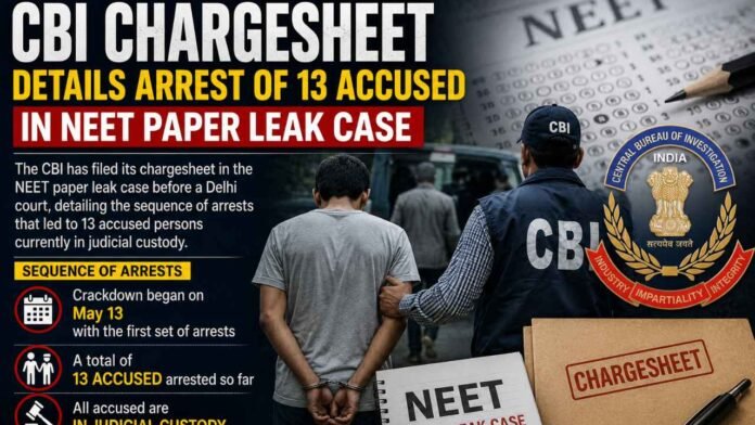 CBI Chargesheet Details Arrest Of 13 Accused In NEET Paper Leak Case