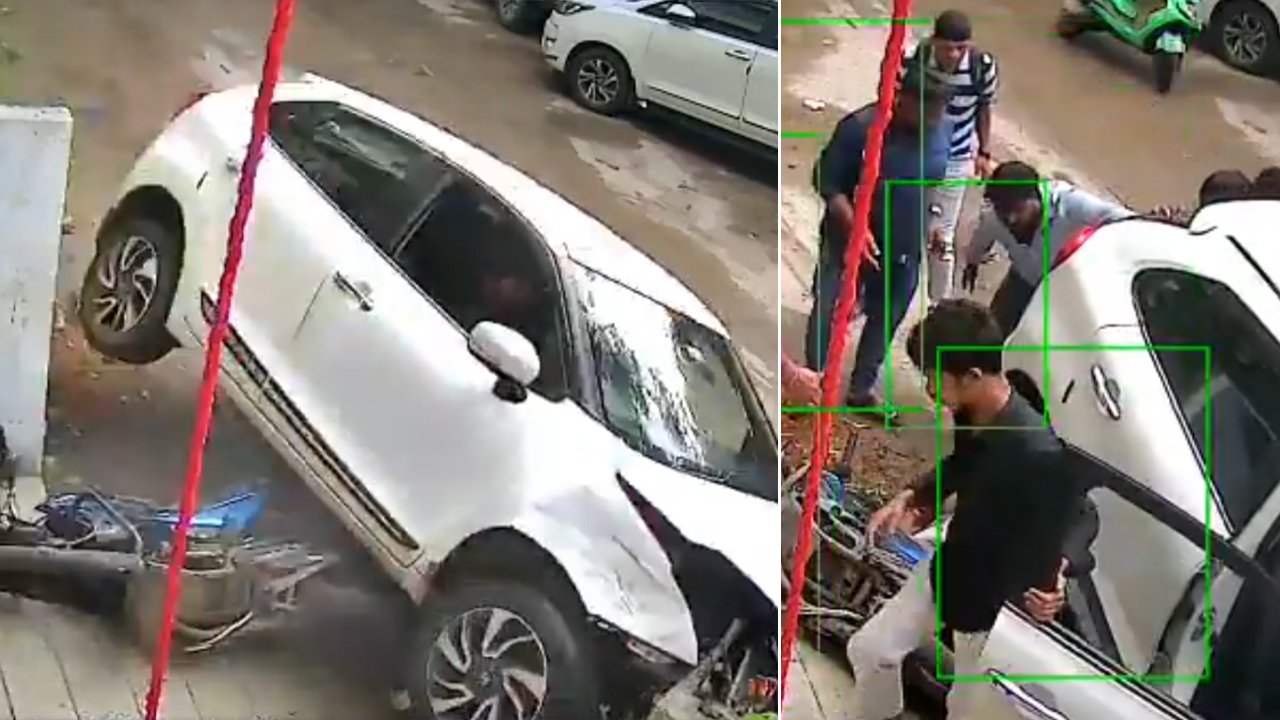 WATCH | Minor Driving Rental Car Causes Fatal Accident in Hyderabad