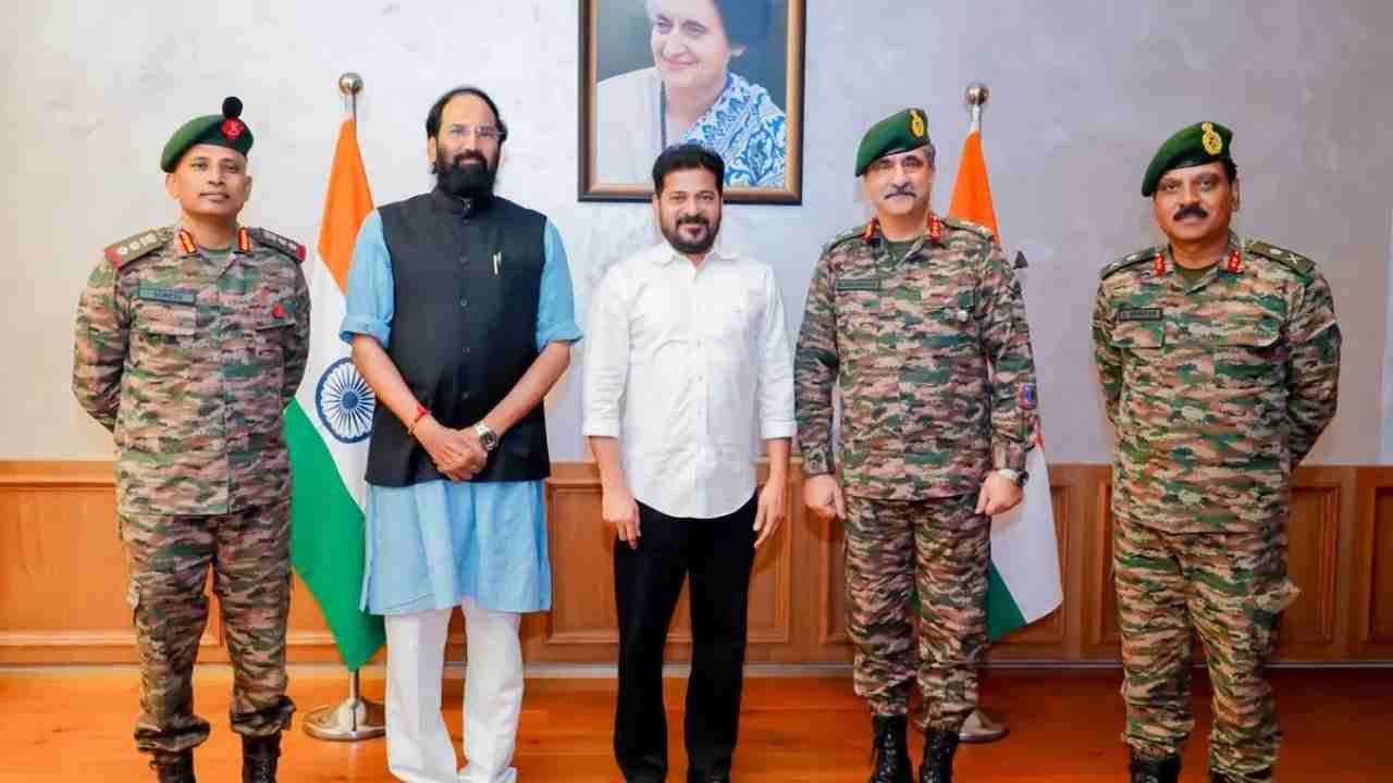 We Will Prepare Telangana Youth For Army Jobs: CM Revanth With Lieutenant General